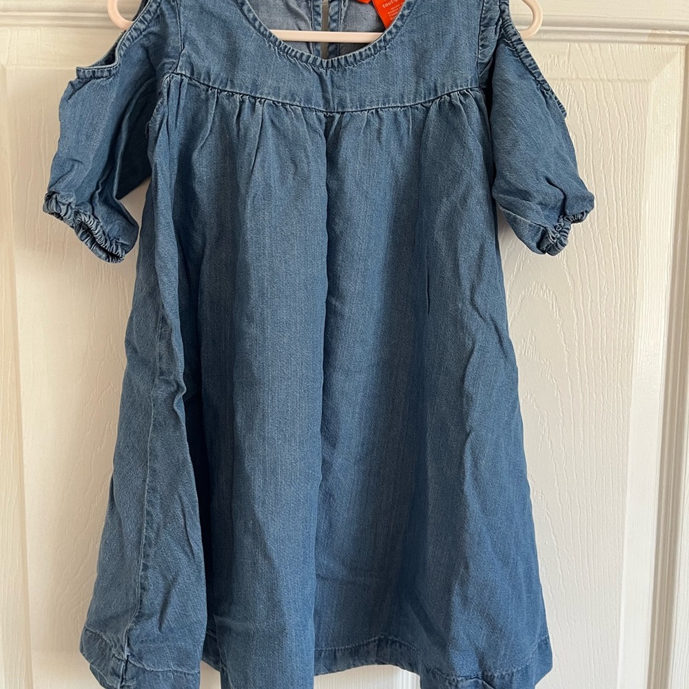 Joe Fresh Blue Cold Shoulder Sundress